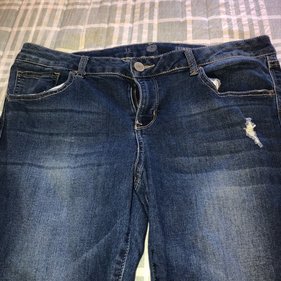 SO Dark Blue Skinny Jeans - Picture 2 of 3